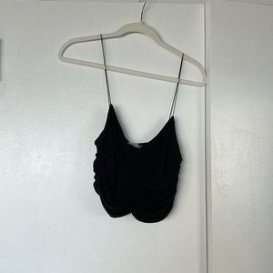 Urban Outfitters Black Cropped Tank